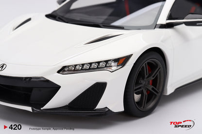 Topspeed 1:18 Acura NSX Type S 2022 130R White