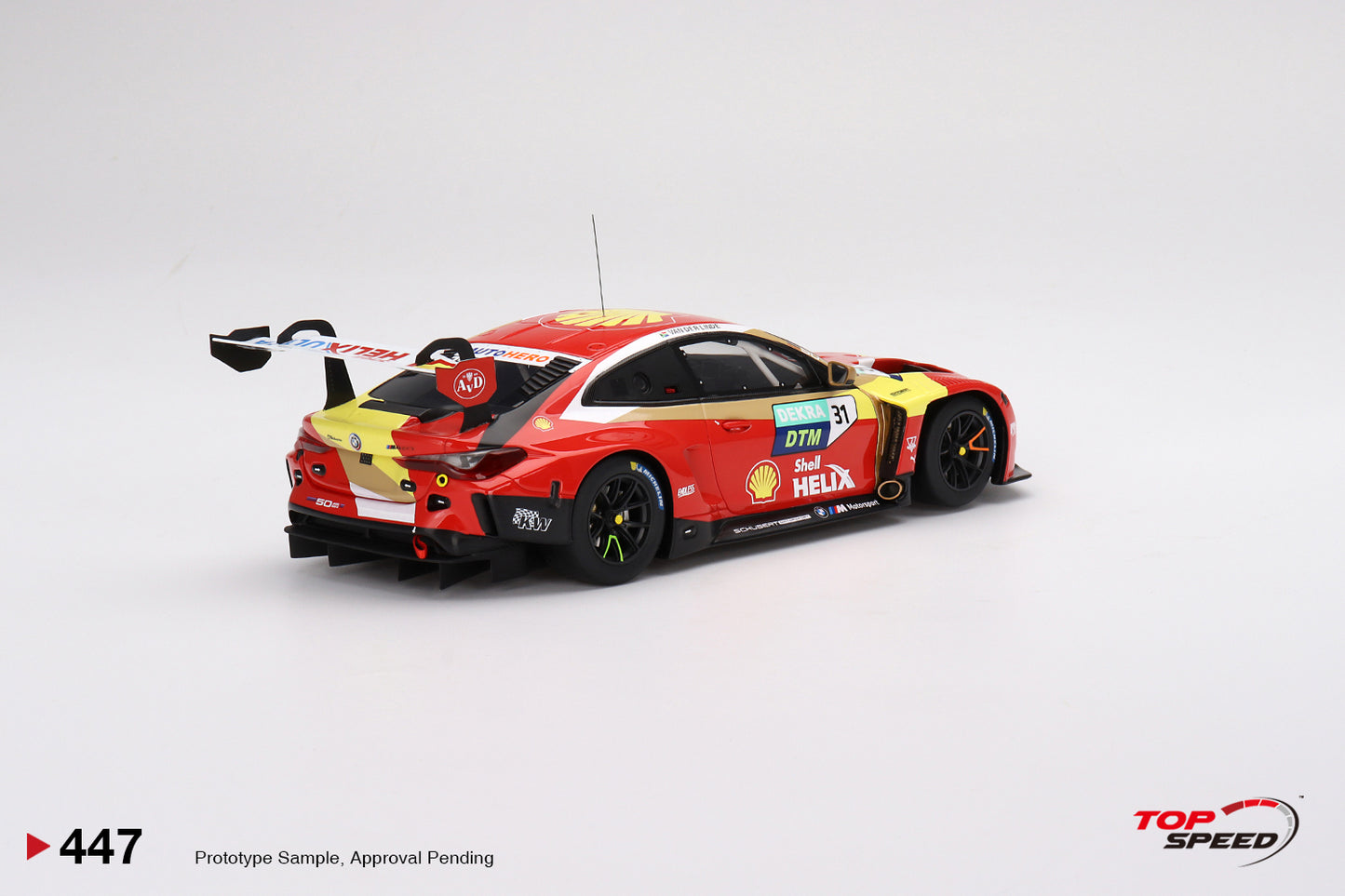 Topspeed 1:18 BMW M4 GT3 #31 Schubert Motorsport 2022 DTM Lausitzring Winner