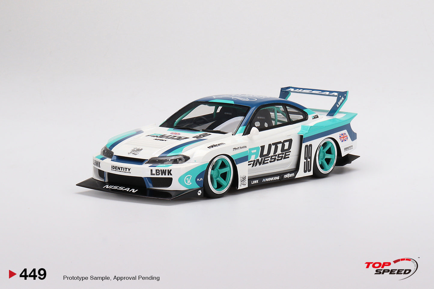 Topspeed 1:18 Nissan LB-Super Silhouette S15 SILVIA Auto Finesse