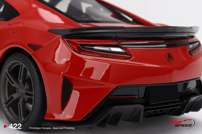 Topspeed 1:18 Acura NSX Type S 2022 Curva Red LHD