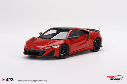 Topspeed 1:18 Honda NSX Type S 2022 Curva Red RHD