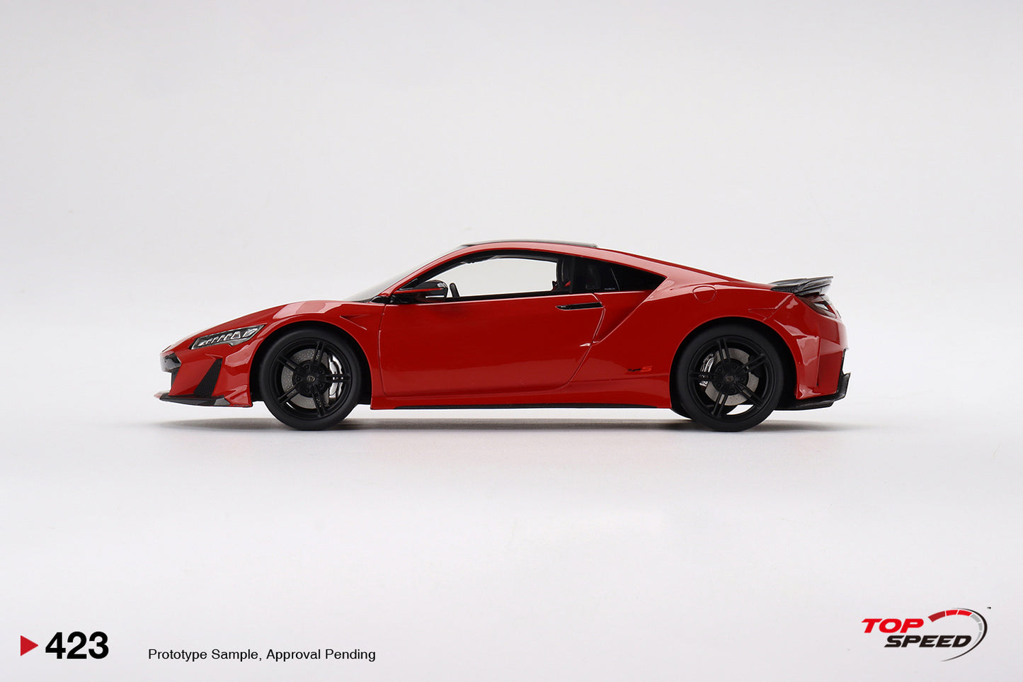 Topspeed 1:18 Honda NSX Type S 2022 Curva Red RHD