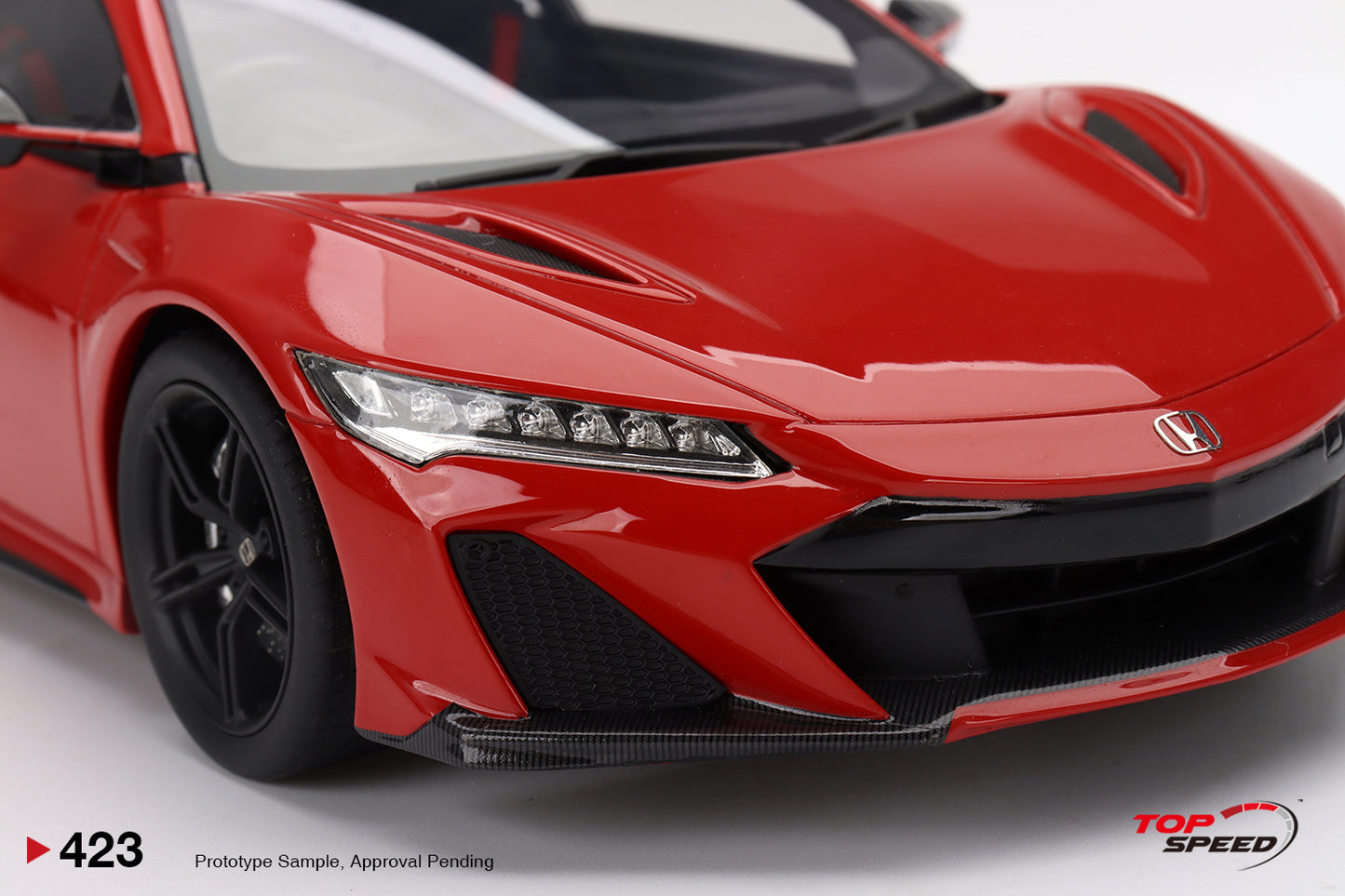 Topspeed 1:18 Honda NSX Type S 2022 Curva Red RHD