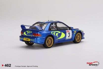 Topspeed 1:18 Subaru Impreza WRC97 1997 Rally Sanremo Winner #3