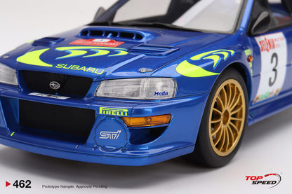 Topspeed 1:18 Subaru Impreza WRC97 1997 Rally Sanremo Winner #3