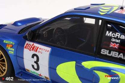 Topspeed 1:18 Subaru Impreza WRC97 1997 Rally Sanremo Winner #3