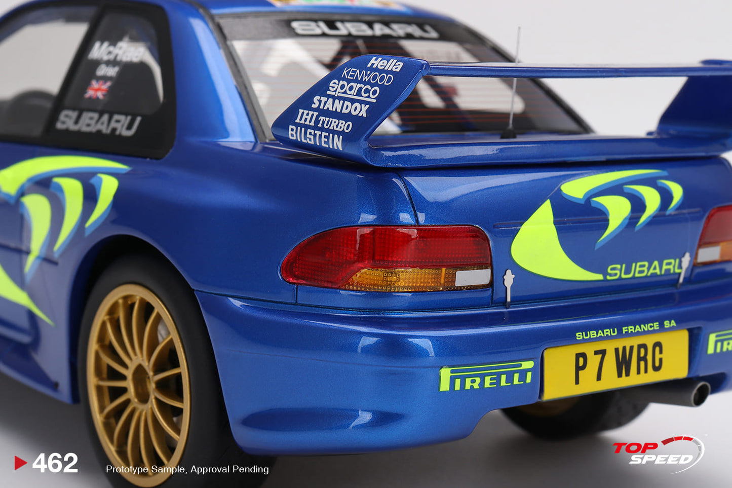 Topspeed 1:18 Subaru Impreza WRC97 1997 Rally Sanremo Winner #3