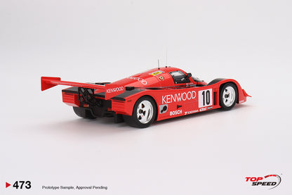 Topspeed 1:18 Porsche 962 CK6 #10 Porsche Kremer Racing  1990 Le Mans 24 Hrs.