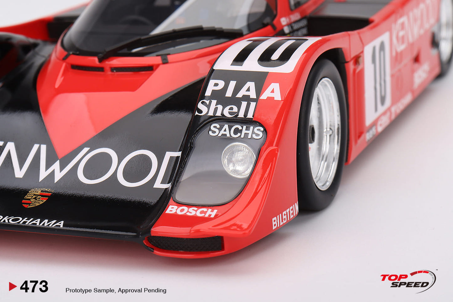 Topspeed 1:18 Porsche 962 CK6 #10 Porsche Kremer Racing  1990 Le Mans 24 Hrs.