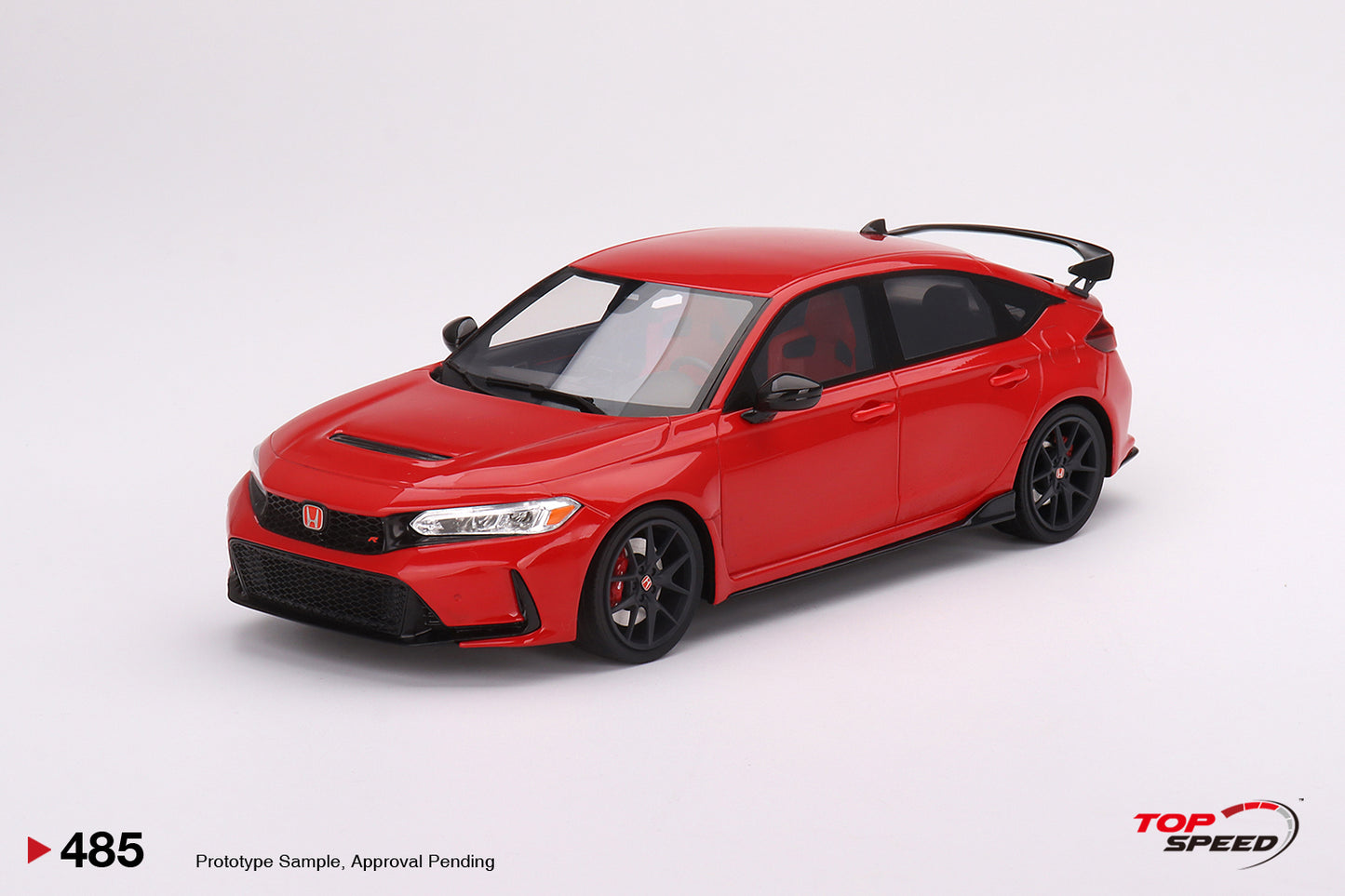 Topspeed 1:18 Honda Civic Type R Rallye Red (LHD) 2023