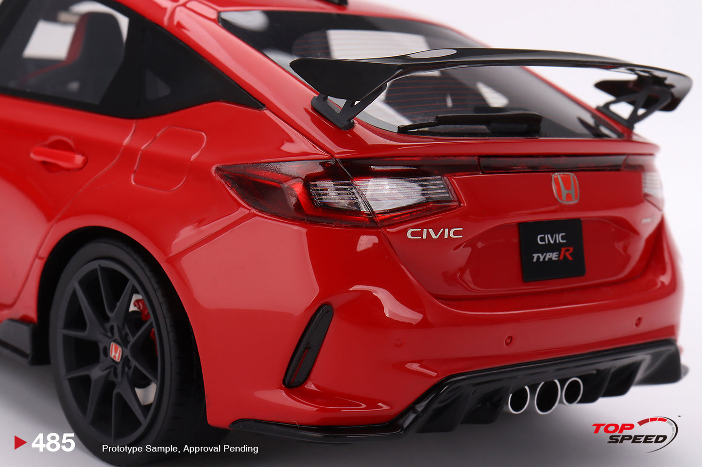 Topspeed 1:18 Honda Civic Type R Rallye Red (LHD) 2023