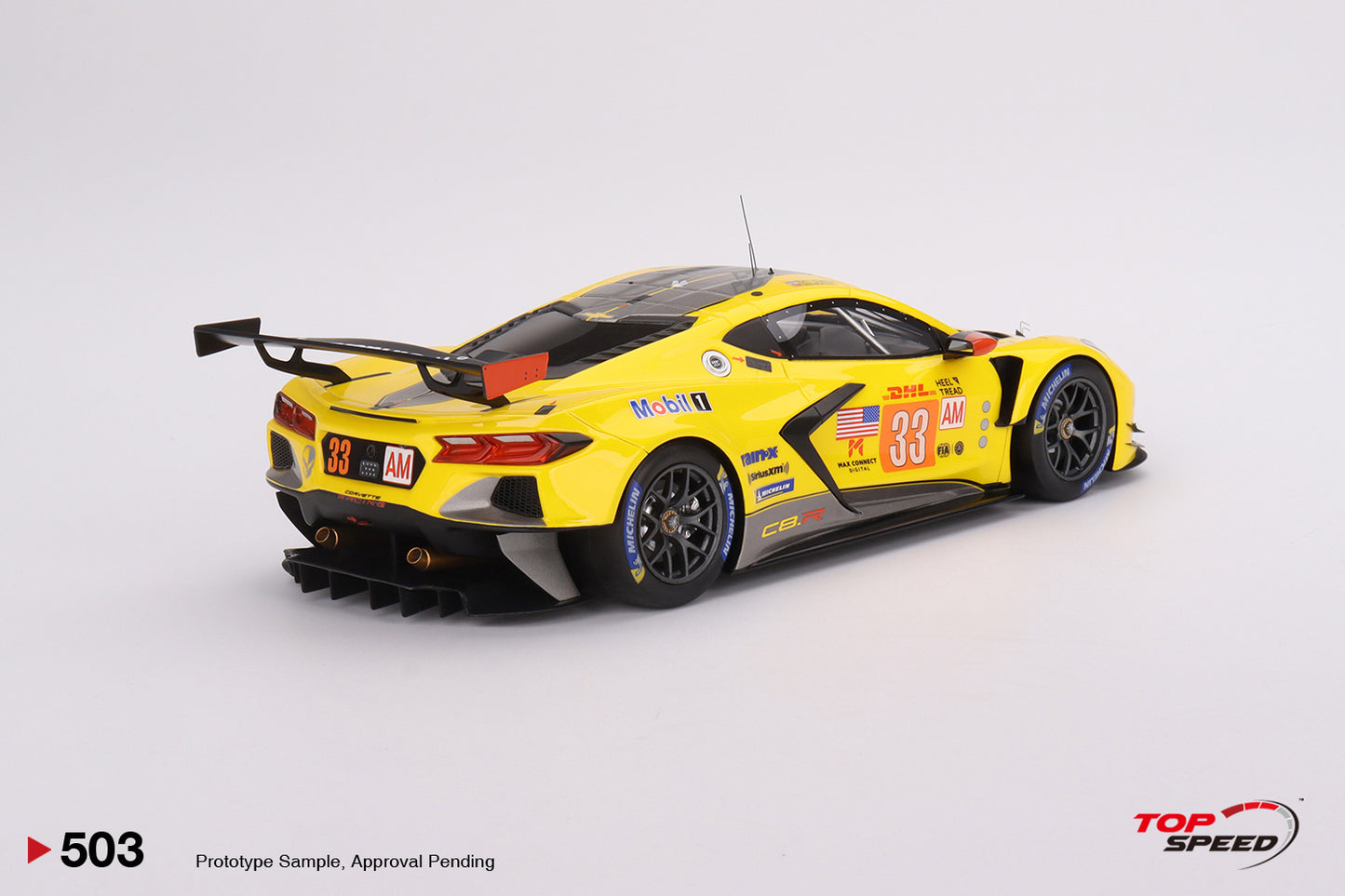 Topspeed  1:18 Chevrolet Corvette C8.R #33 Corvette Racing  2023 WEC 1000 Miles of Sebring  LMGTE AM Winner