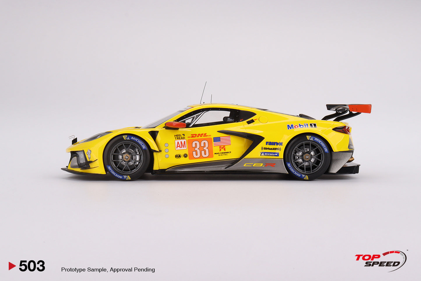 Topspeed  1:18 Chevrolet Corvette C8.R #33 Corvette Racing  2023 WEC 1000 Miles of Sebring  LMGTE AM Winner