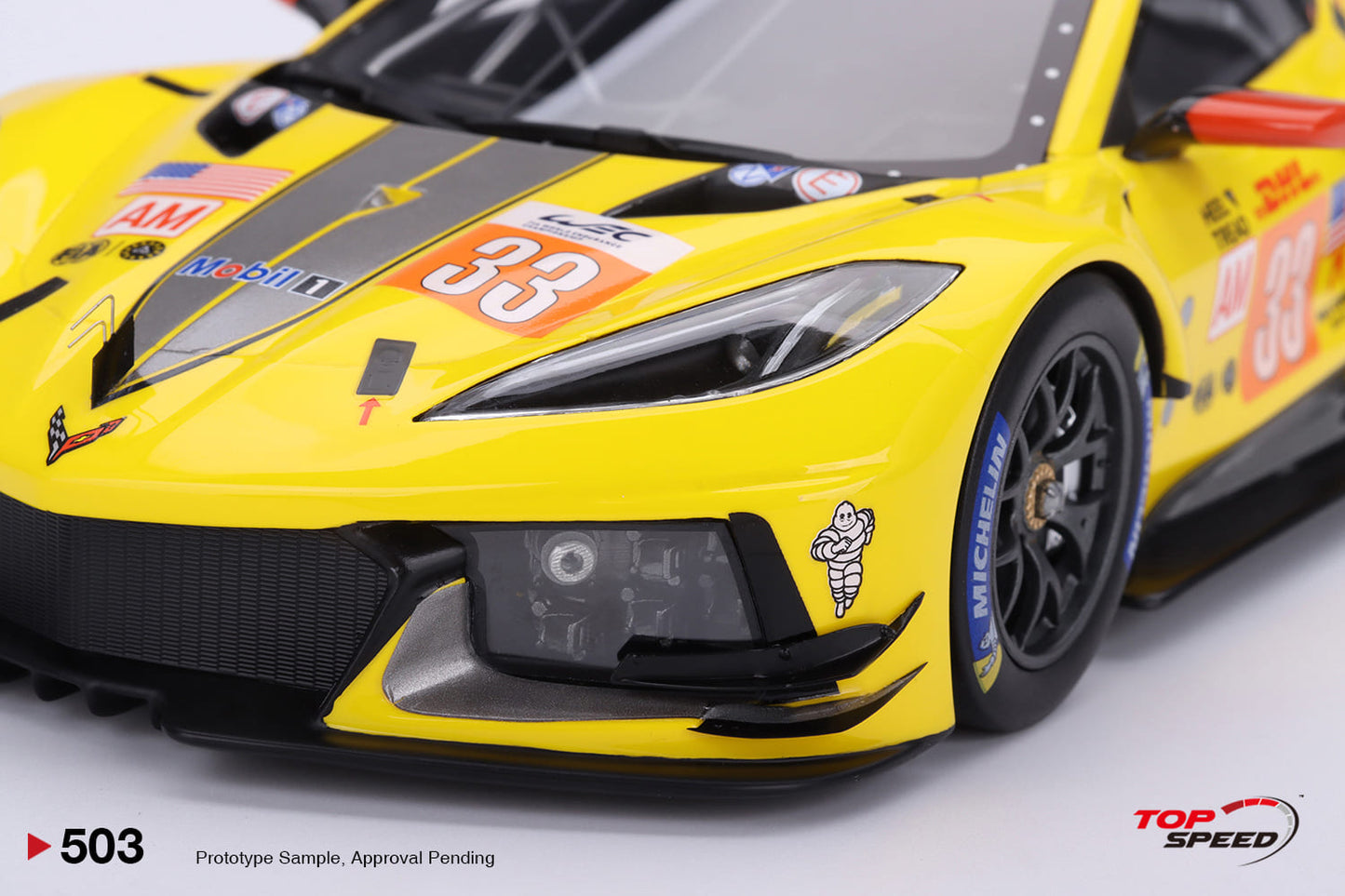 Topspeed  1:18 Chevrolet Corvette C8.R #33 Corvette Racing  2023 WEC 1000 Miles of Sebring  LMGTE AM Winner