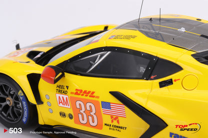 Topspeed  1:18 Chevrolet Corvette C8.R #33 Corvette Racing  2023 WEC 1000 Miles of Sebring  LMGTE AM Winner