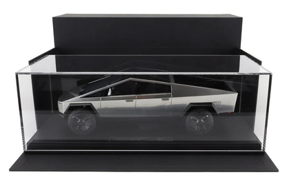 Top Marques Tesla Cybertruck Silver 1:18 Scale Model WITH DISPLAY CASE