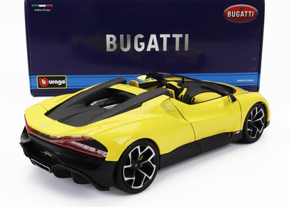 Bburago 2023 Bugatti W16 Mistral Yellow 1:18