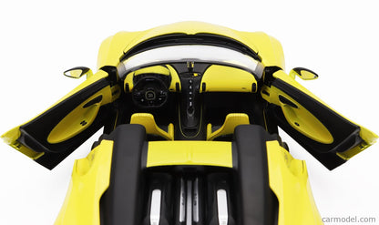 Bburago 2023 Bugatti W16 Mistral Yellow 1:18