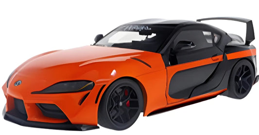 Solido 2024 Toyota GR Supra A90 Orange and Black 1:18