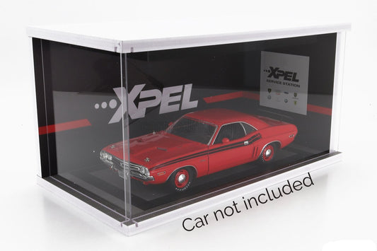 Xpel Garage Workshop Diorama - LED Display Case Acrylic 1:18