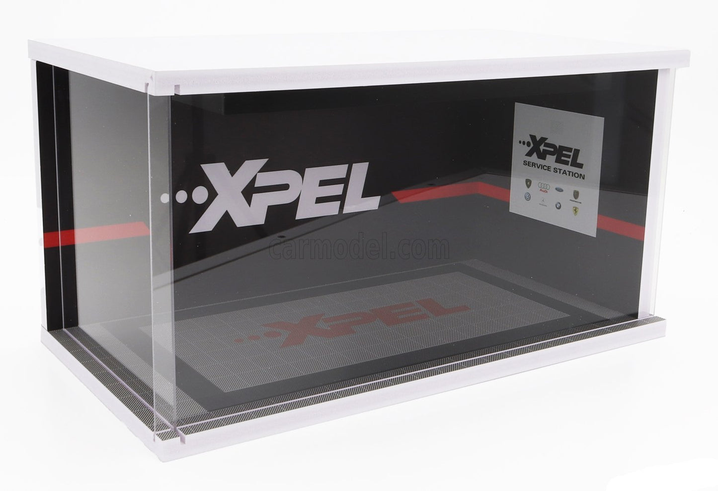 Xpel Garage Workshop Diorama - LED Display Case Acrylic 1:18