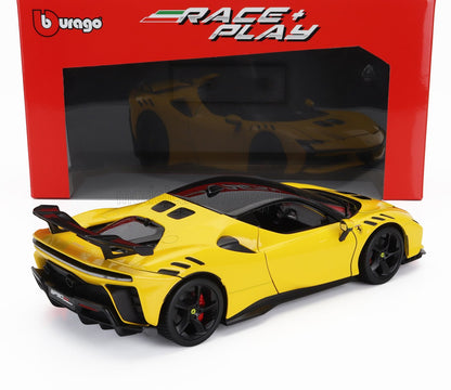 Bburago 2024 Ferrari SF90XX Stradale Yellow 1:18