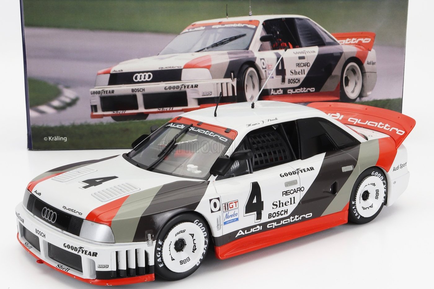 Werk83 Audi 90 Quattro Team Audisport No 4 Winner IMSA Laguna Seca 1989 1:18