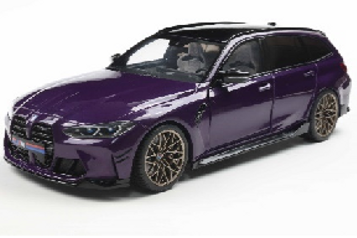 Solido 2024 BMW M3 M-Performance G81 Touring Wagon Purple Metallic 1:18