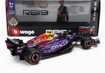 Bburago Ferrari F1 RB19 Team Oracle Red Bull Racing No 11 3rd Las Vegas GP 2023 (Perez) Purple 1:18