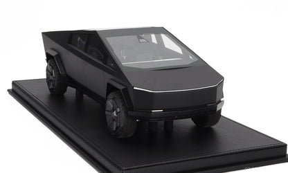 Top Marques Tesla Cybertruck Matte Black 1:18 Scale Model WITH DISPLAY CASE