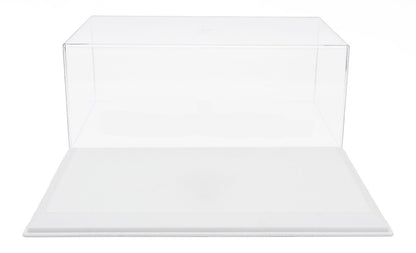 Vetrina Display Case Plexi-Glass with White Plastic Base 1:18