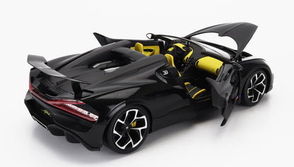 Bburago 2023 Bugatti W16 Mistral Black 1:18