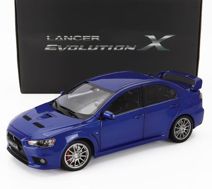 Sun-Star 2007 Mitsubishi Lancer Evolution X FQ400 Blue Metallic 1:18