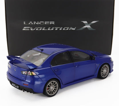 Sun-Star 2007 Mitsubishi Lancer Evolution X FQ400 Blue Metallic 1:18