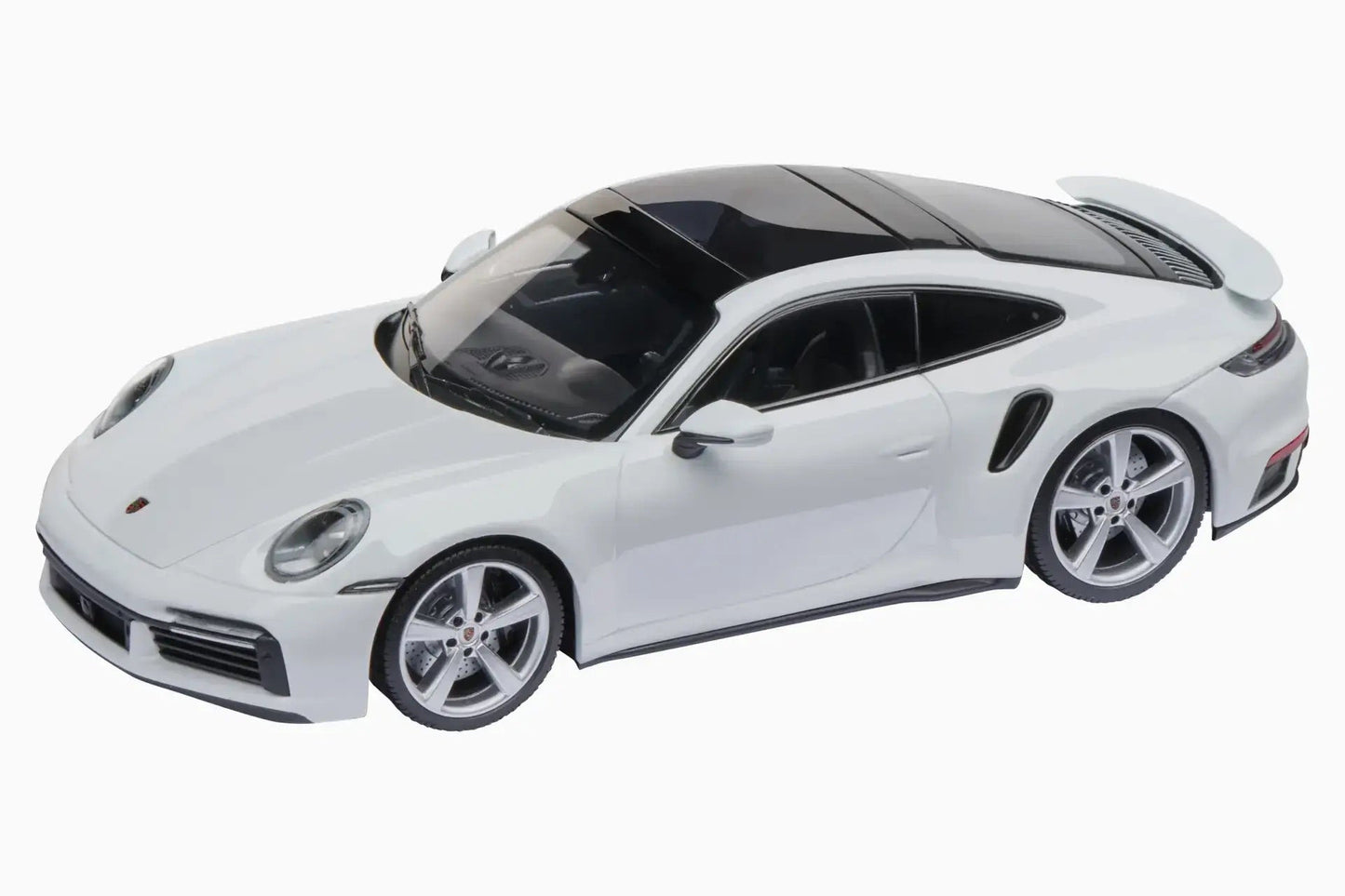 Minichamps 2022 Porsche 911 992 Turbo S Coupe DEALER EDITION White 1:18