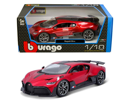 Bburago Bugatti Divo Red Metallic 1:18