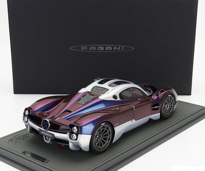 BBR 2022 Pagani Utopia Chameleon Purple Blue Metallic WITH DISPLAY 1:18