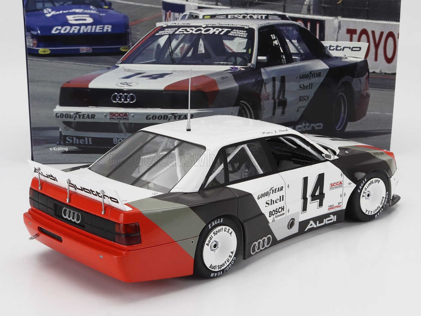 Werk83 Audi 200 Quattro Team Audisport No 14 Cleverland Trans-Am 1988 1:18