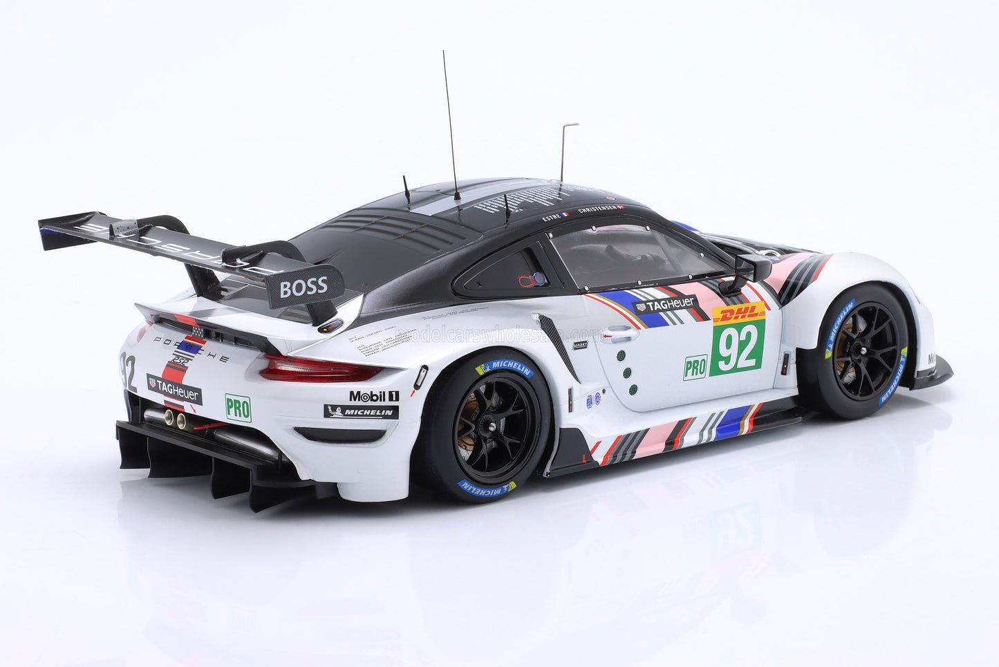 Ixo 2018 Porsche 911 991.2 GT3 RSR-19 No 92 Goodbye Team Porsche GT WEC 8hr 2022 1:18