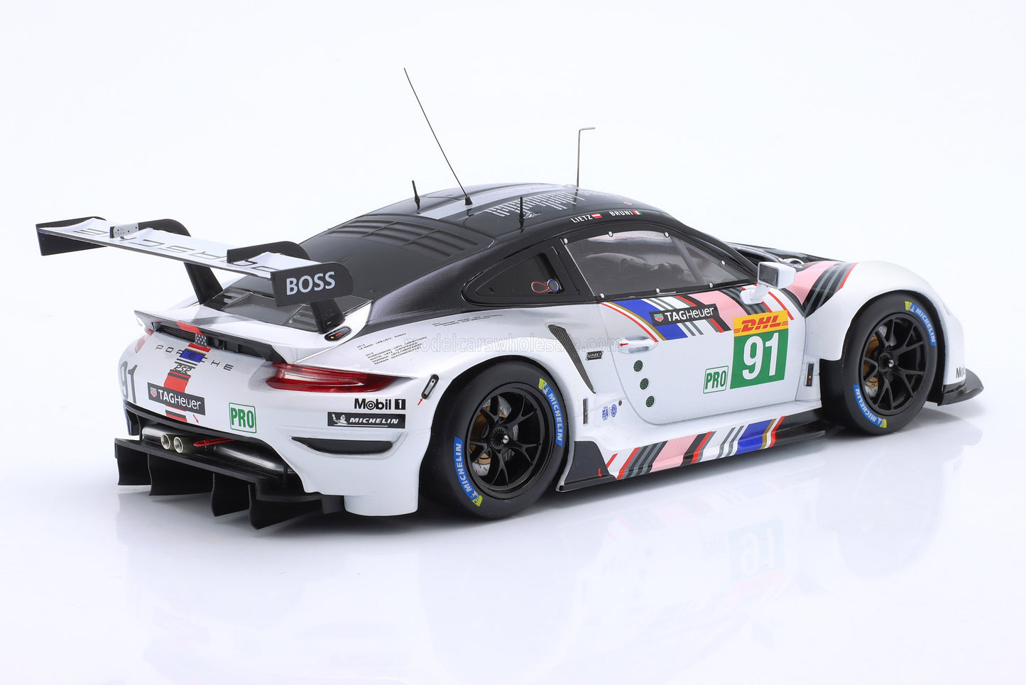 Ixo 2018 Porsche 911 991.2 GT3 RSR-19 No 91 Goodbye Team Porsche GT WEC 8hr 2022 1:18