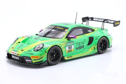 Ixo 2023 Porsche 911 992 GT3 R Team Manthey Racing No 90 DTM Season 2023 Green 1:18