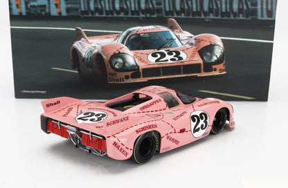 Werk83 1971 Porsche 917/20 4.9L Team Martini International Racing Pink Pig No 23 24hr LeMans 1971 1:18