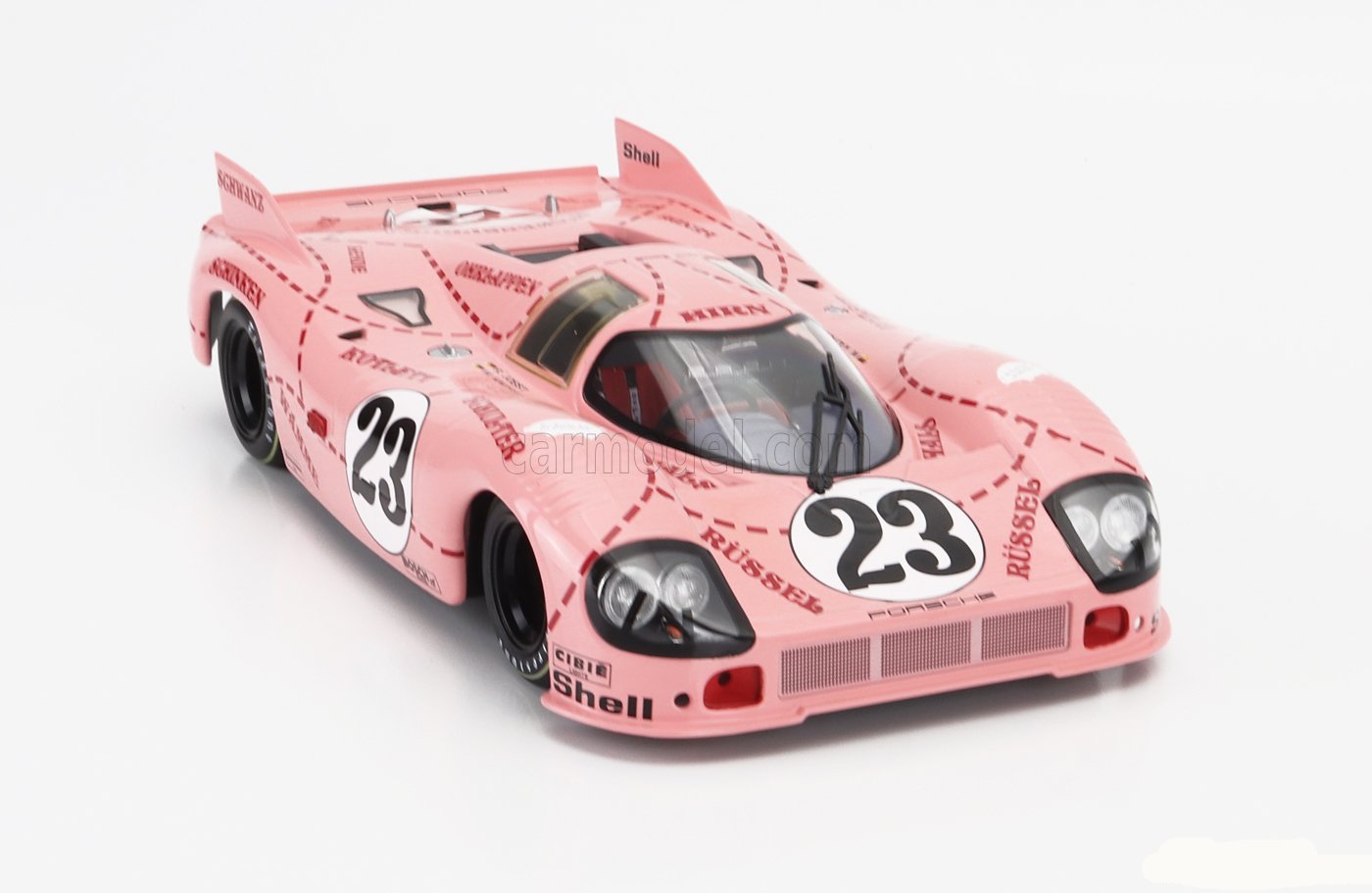 Werk83 1971 Porsche 917/20 4.9L Team Martini International Racing Pink Pig No 23 24hr LeMans 1971 1:18