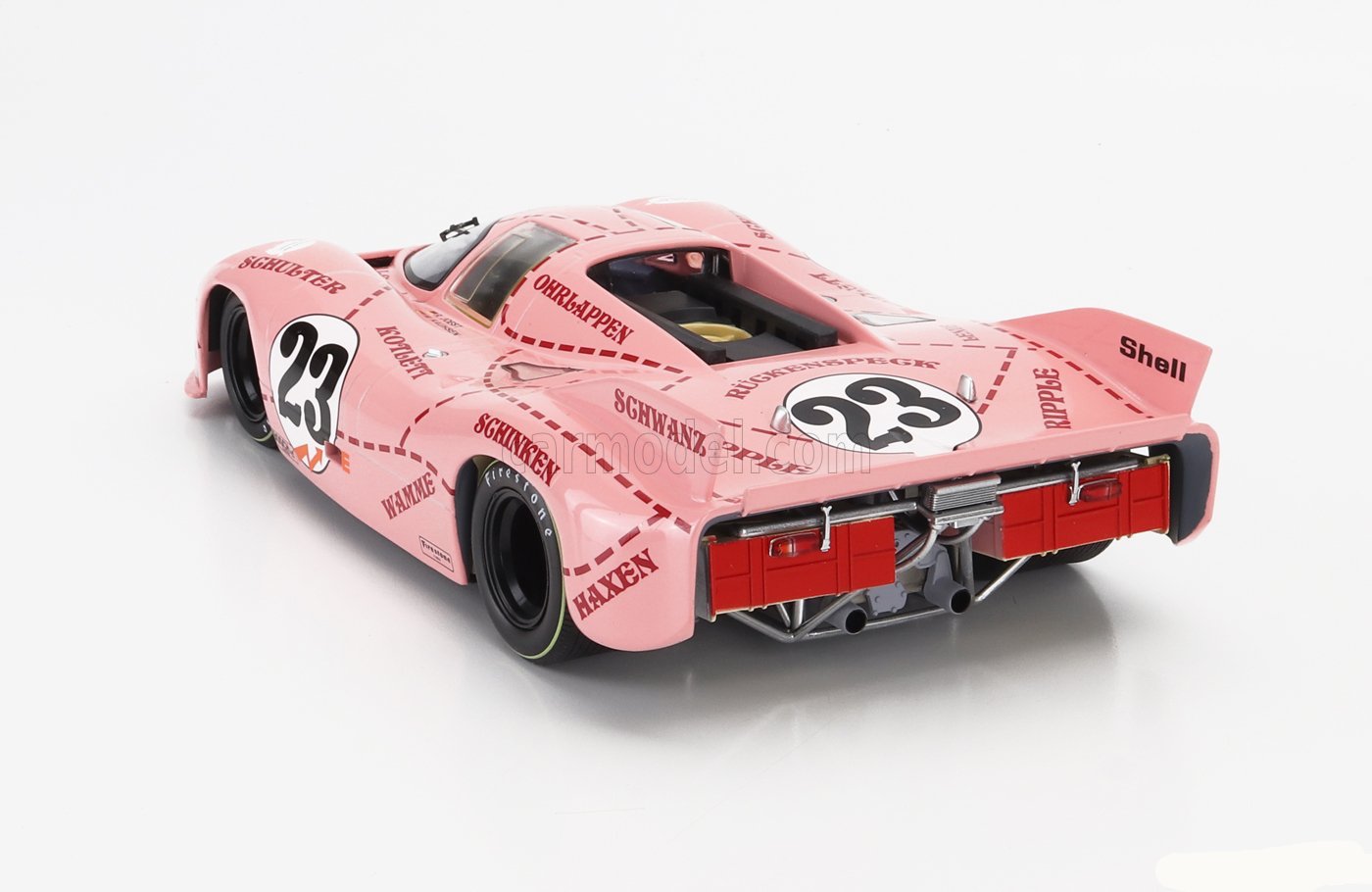 Werk83 1971 Porsche 917/20 4.9L Team Martini International Racing Pink Pig No 23 24hr LeMans 1971 1:18