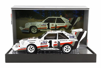 Werk83 Audi Quattro Sport S1 E2 No 1 Winner Rally Pikes Peak 1987 w/ Collector's Box 1:18