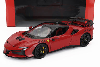 Bburago 2024 Ferrari SF90XX Stradale Rosso Corsa Ferrari Red 1:18