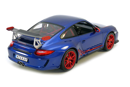 Norev Porsche 911 997 GT3 RS Aqua Blue w/ Red Wheels 1:18 LIMITED