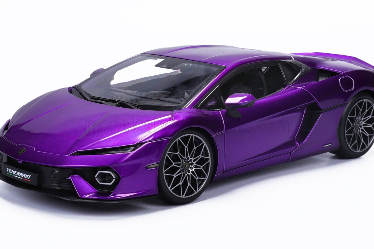 Bburago 2025 Lamborghini Temerario Purple Metallic 1:18