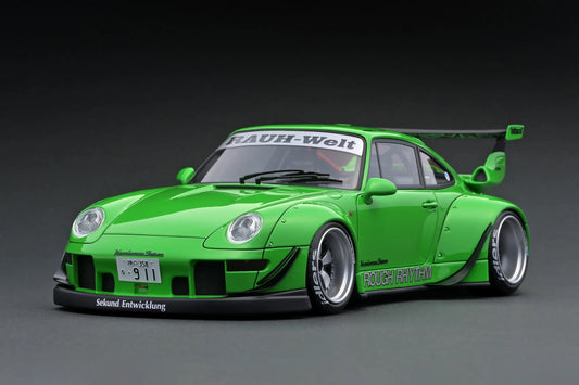 Ignition Model Porsche 993 RWB "Kamiwaza Japan" Green 1:18