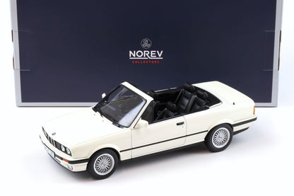 Norev 1991 BMW 325i E30 Convertible White 1:18